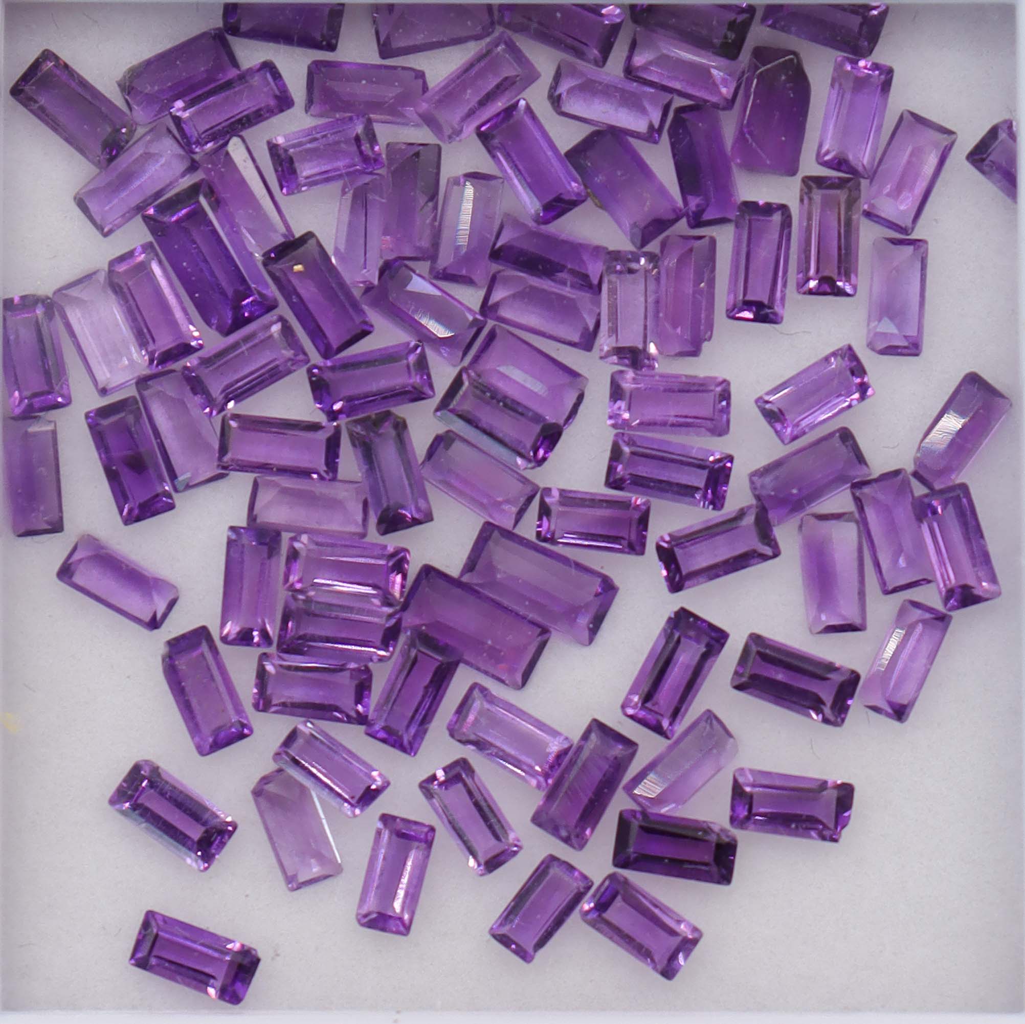 Luxury Promise 8.26ct amethyst bagette set DXBCS6165