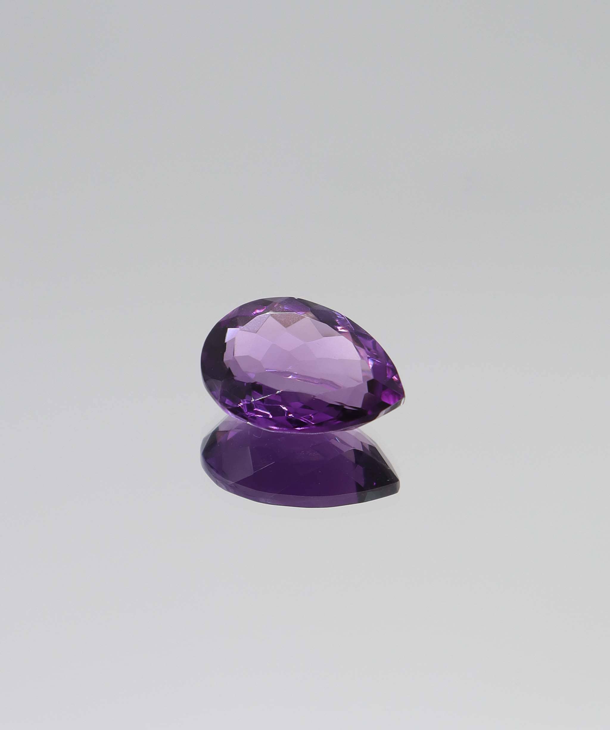 Luxury Promise 8.41ct  Amethyst pear shape DXBCS6183