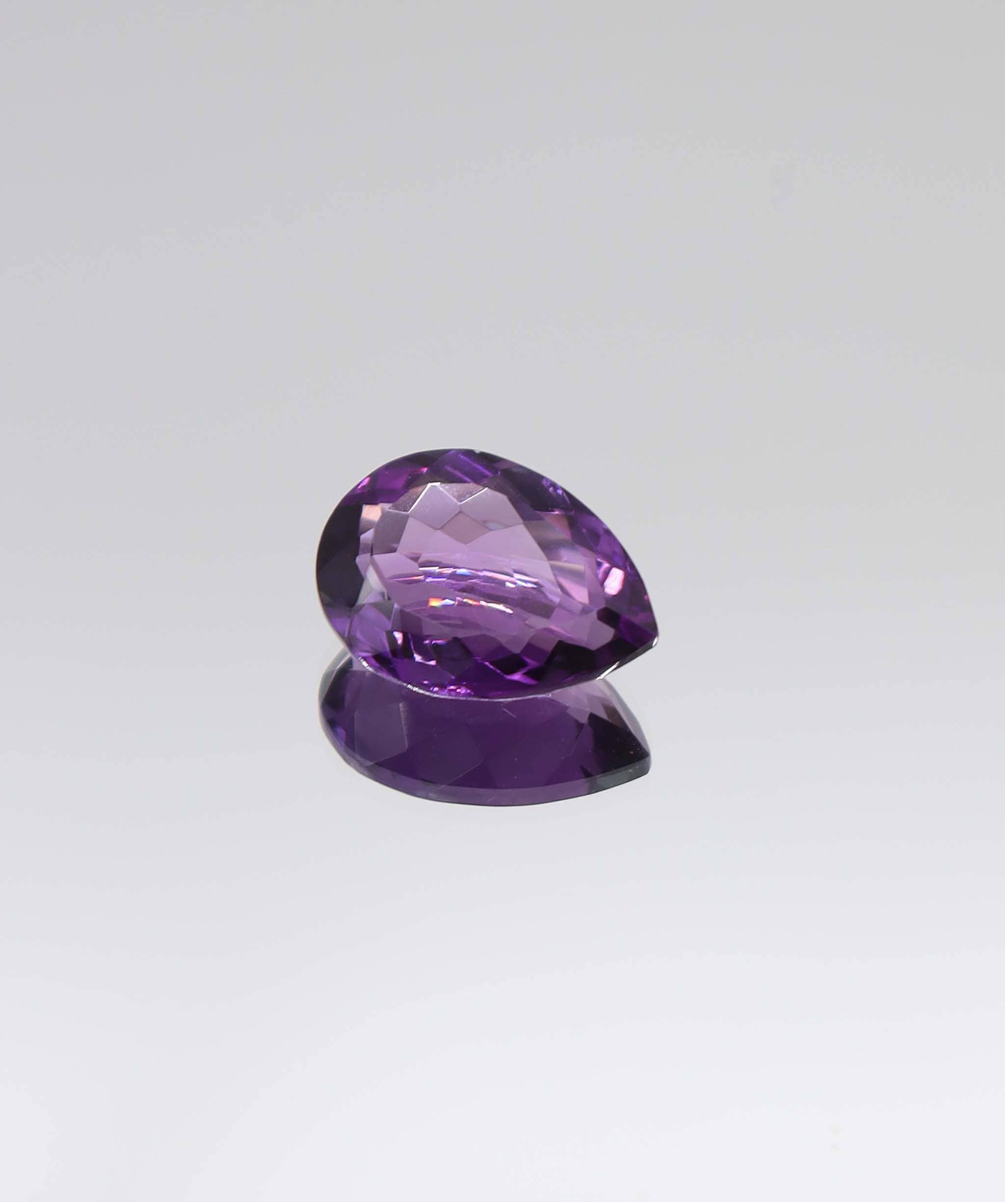 Luxury Promise 8.41ct  Amethyst pear shape DXBCS6183