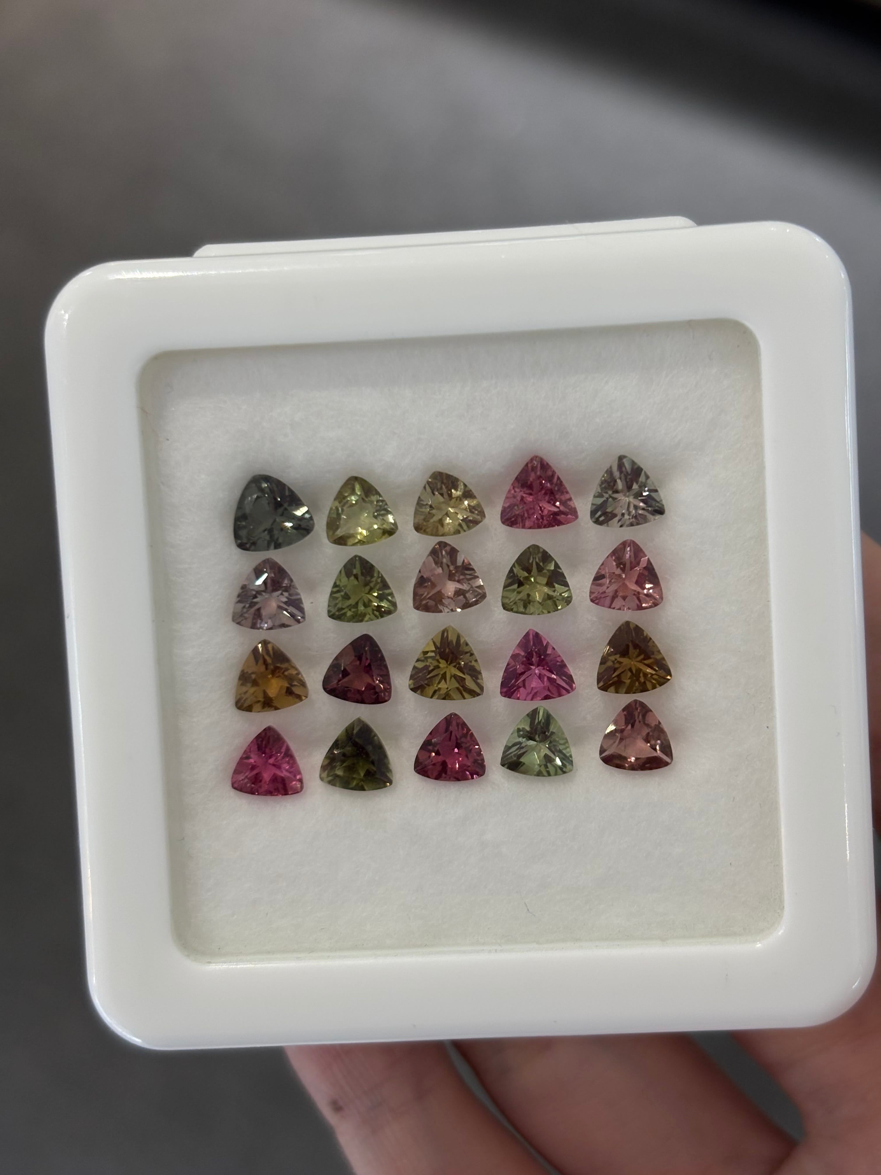 Luxury Promise 8.51ct Tourmaline Set 5x5 DXBCS4996