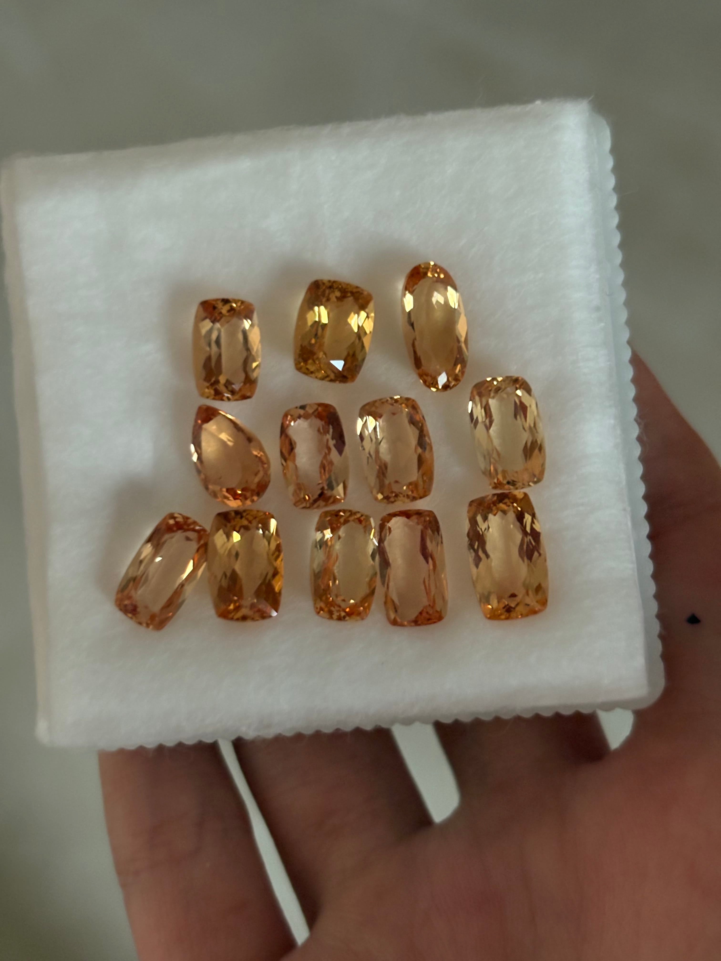 Luxury Promise Fine Imperial Topaz (2.00-2.66ct, price per stone) DXBCS5040