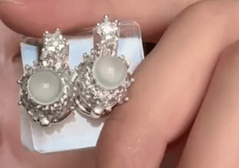 Luxury Promise Jadeite pair for Natasa DXBCS6442