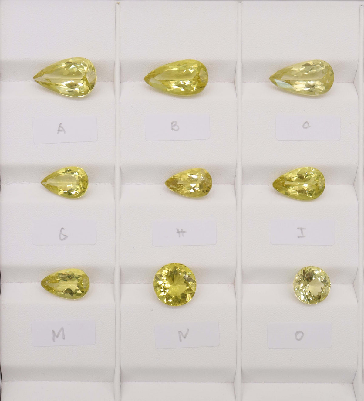 Luxury Promise Lemon Quartz Pear/Round  DXBCD2140