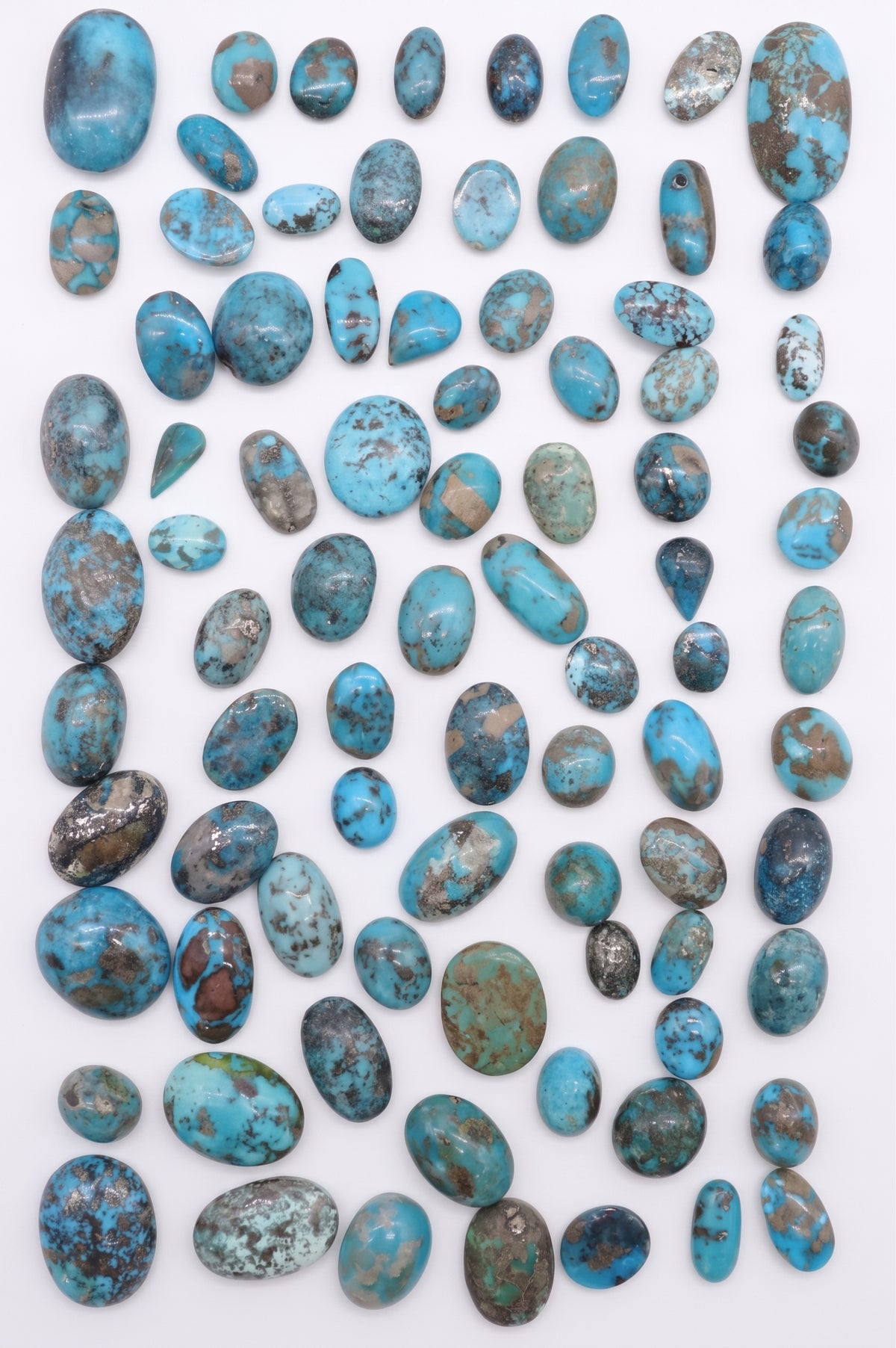 Luxury Promise Natural Polished Persian Turquoise (price per 1 stone) DXBCD2245