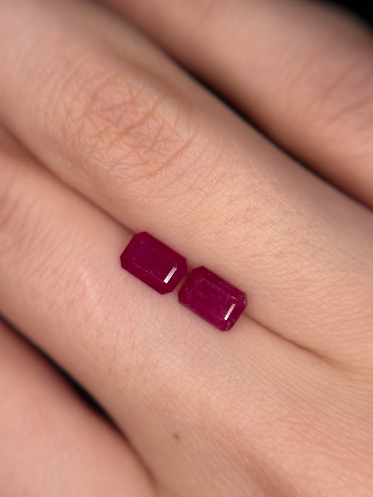 Luxury Promise Ruby PAIR Emerald  THAIC1451