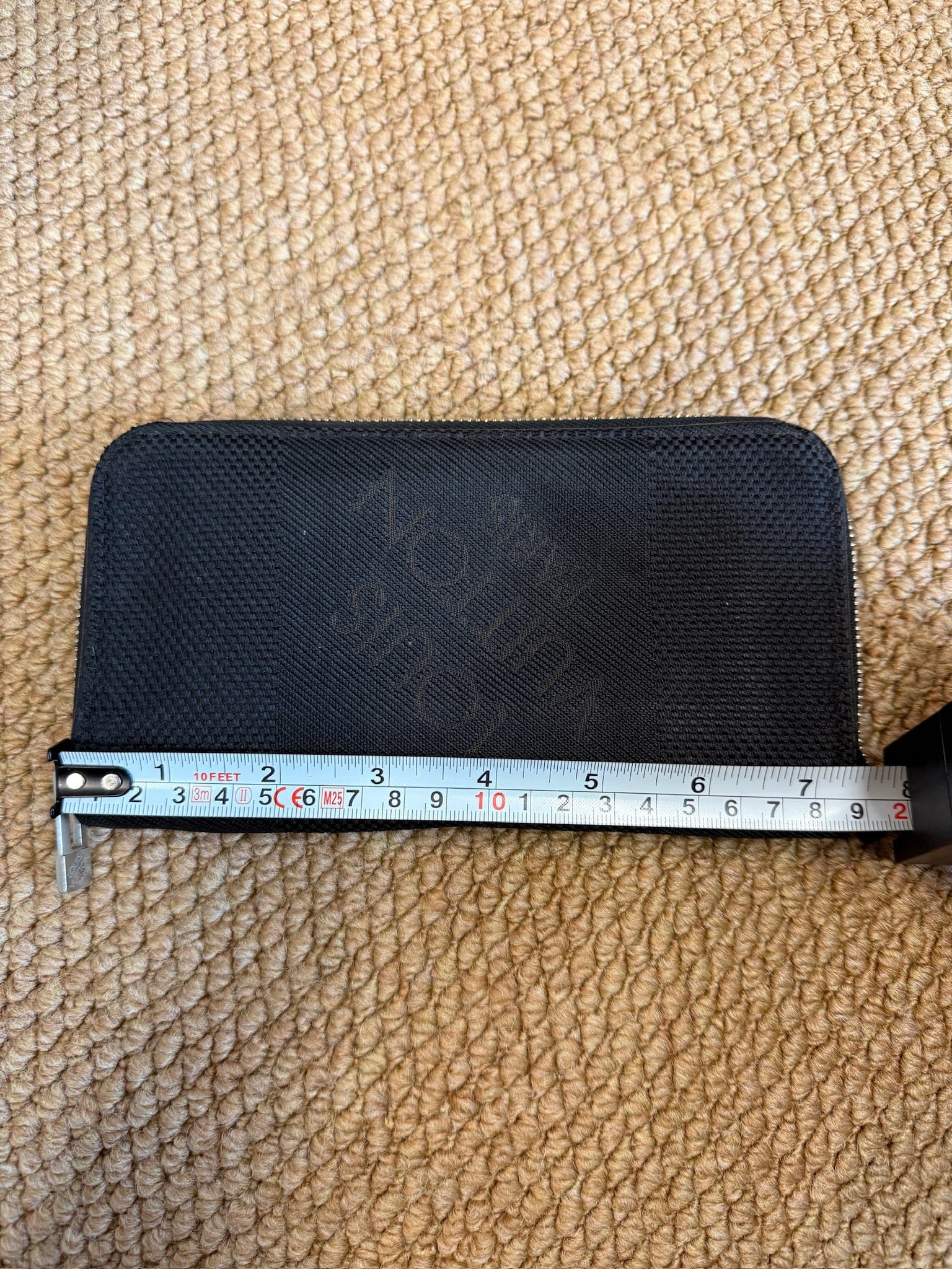 Luxury Promise Louis Vuitton Black Graphite Canvas Long Zip Wallet
