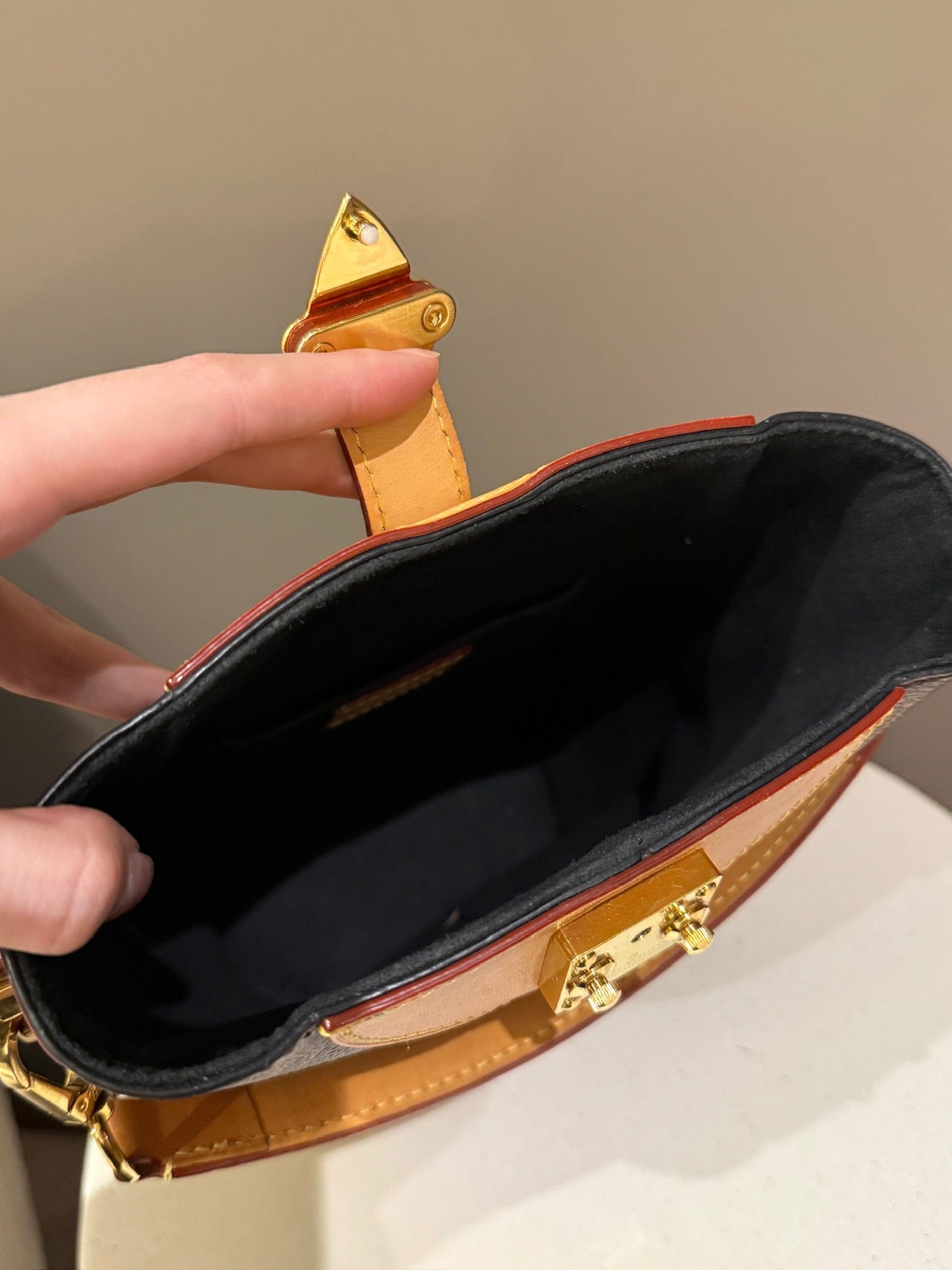 Luxury Promise Louis Vuitton Duffle Bucket Bag | Monogram Canvas 'Fries' Handbag