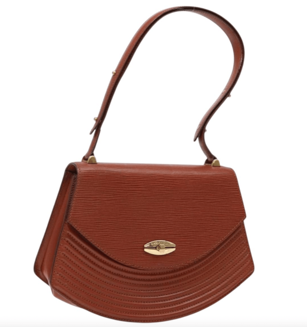 Luxury Promise LOUIS VUITTON Epi Tilsitt Shoulder Bag Brown M52483 LV Auth bs29315
