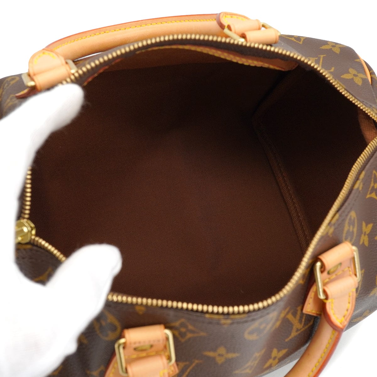 Luxury Promise LOUIS VUITTON MONOGRAM SPEEDY 30 HAND BAG BROWN M41526 90328687
