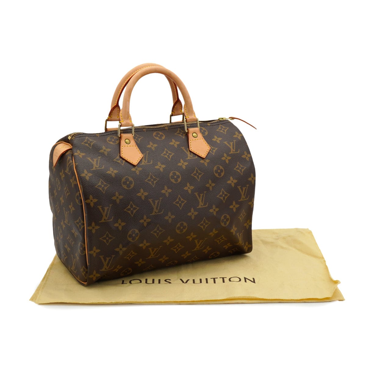 Luxury Promise LOUIS VUITTON MONOGRAM SPEEDY 30 HAND BAG BROWN M41526 90328687