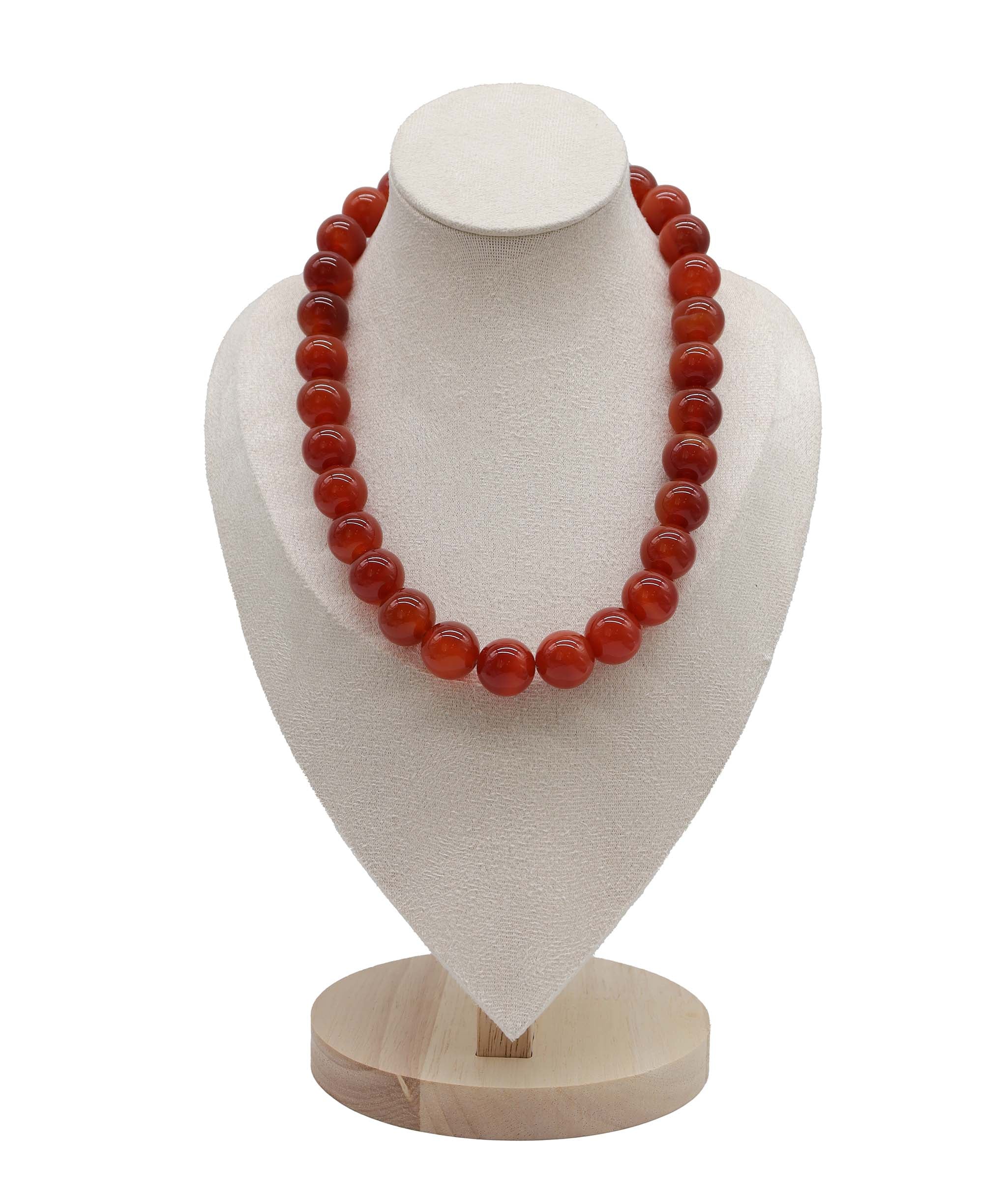 Luxury Promise Natural Carnelian Necklace DXBDX002