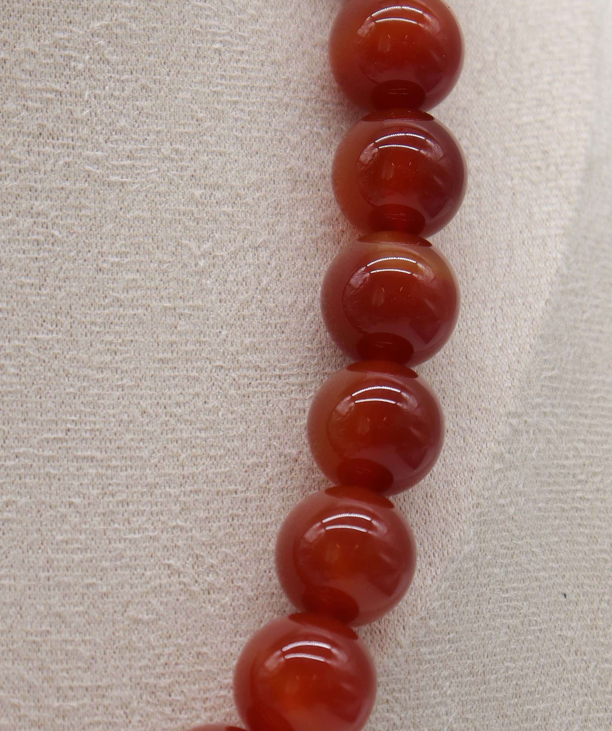 Luxury Promise Natural Carnelian Necklace DXBDX002