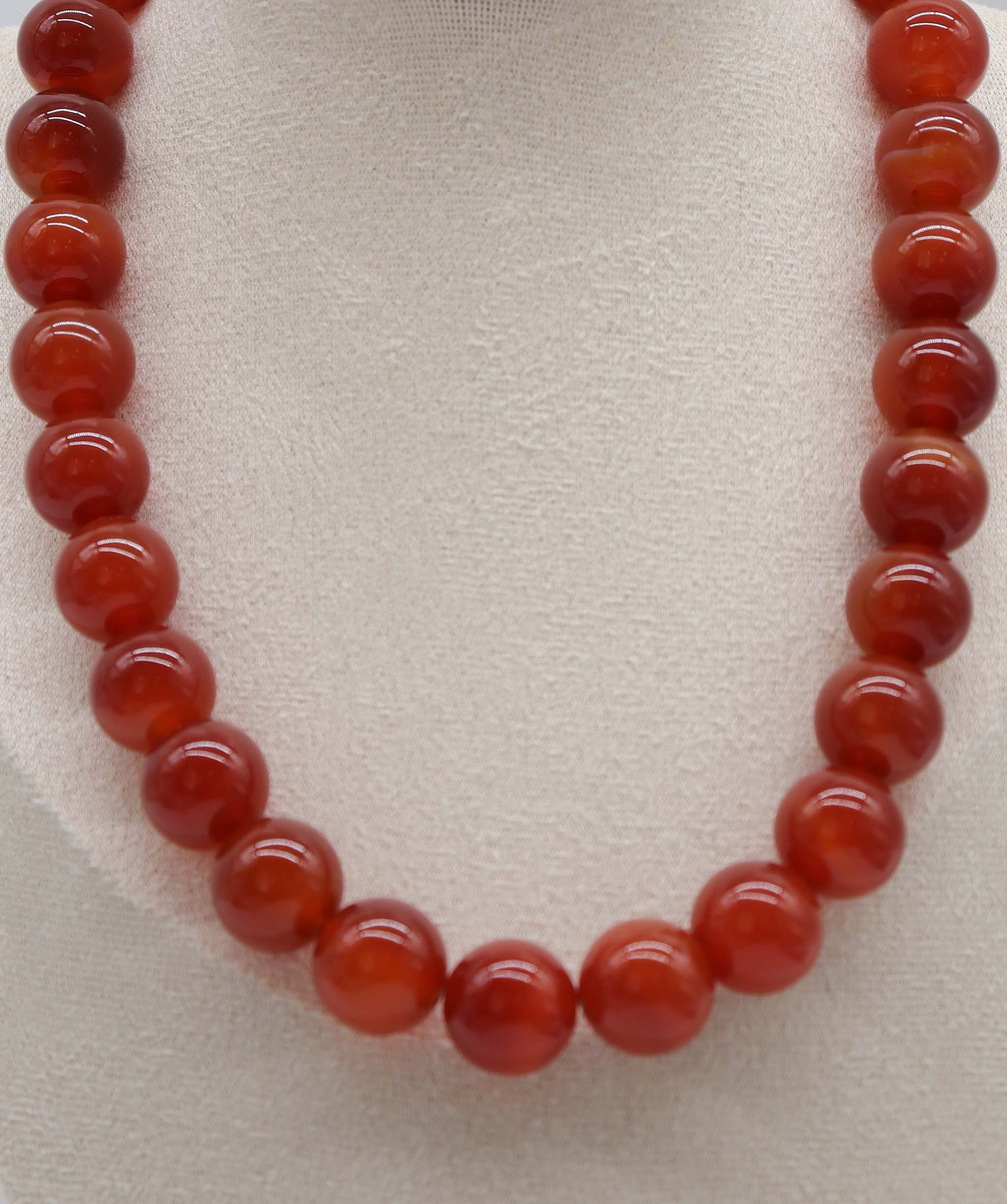 Luxury Promise Natural Carnelian Necklace DXBDX002