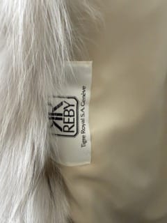 Luxury Promise Natural Lynx Belly Coat - White/Beige GM16041905031