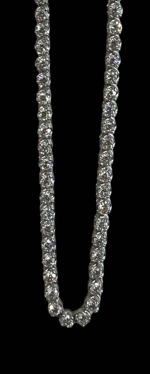 Luxury Promise Diamond Tennis Necklace 5.00ct/40cm