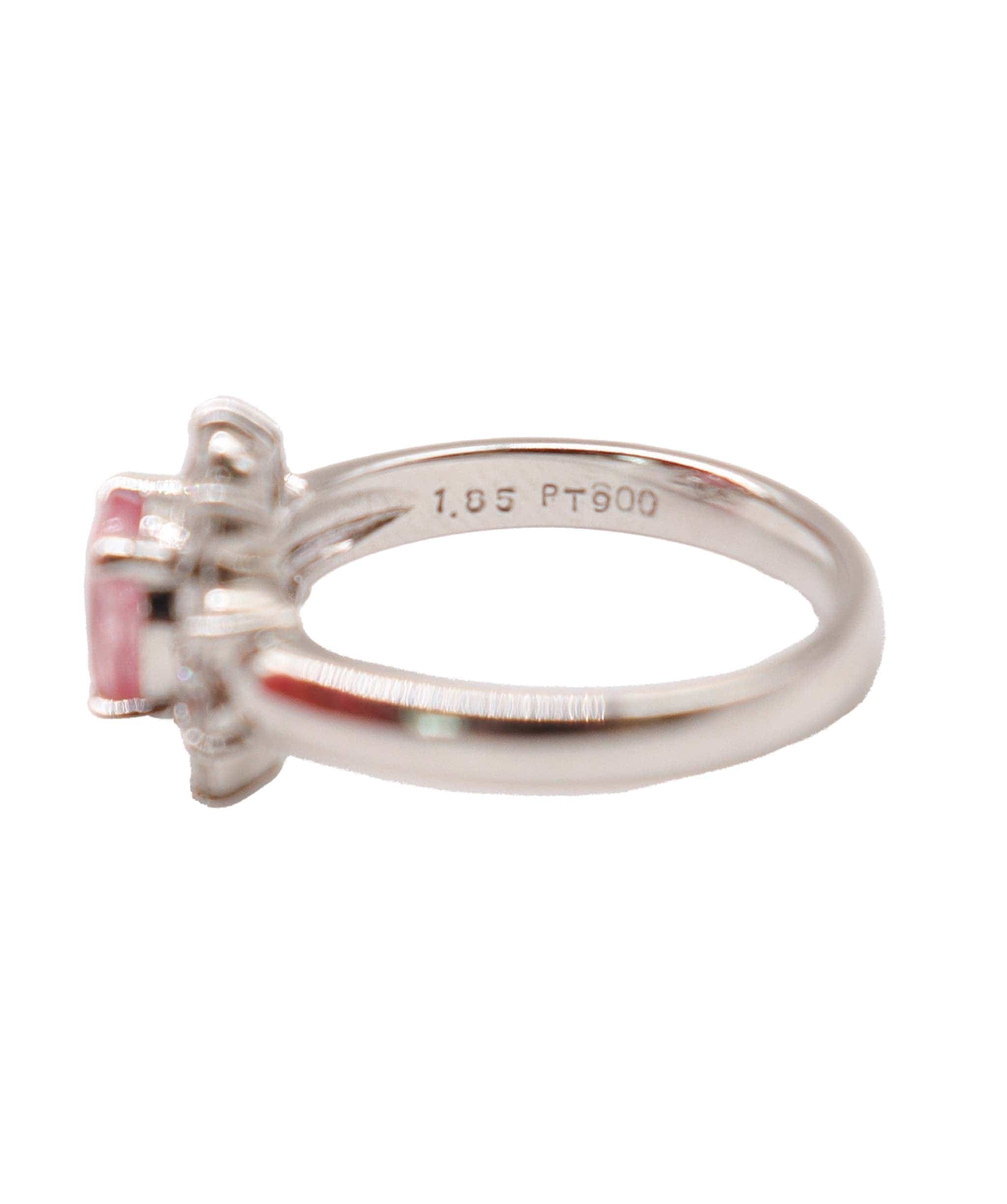 Luxury Promise Padparadscha -1.85 D-0.50 Padparadscha 1.85cts Ring GIA No Hea  #12 DXBS4626