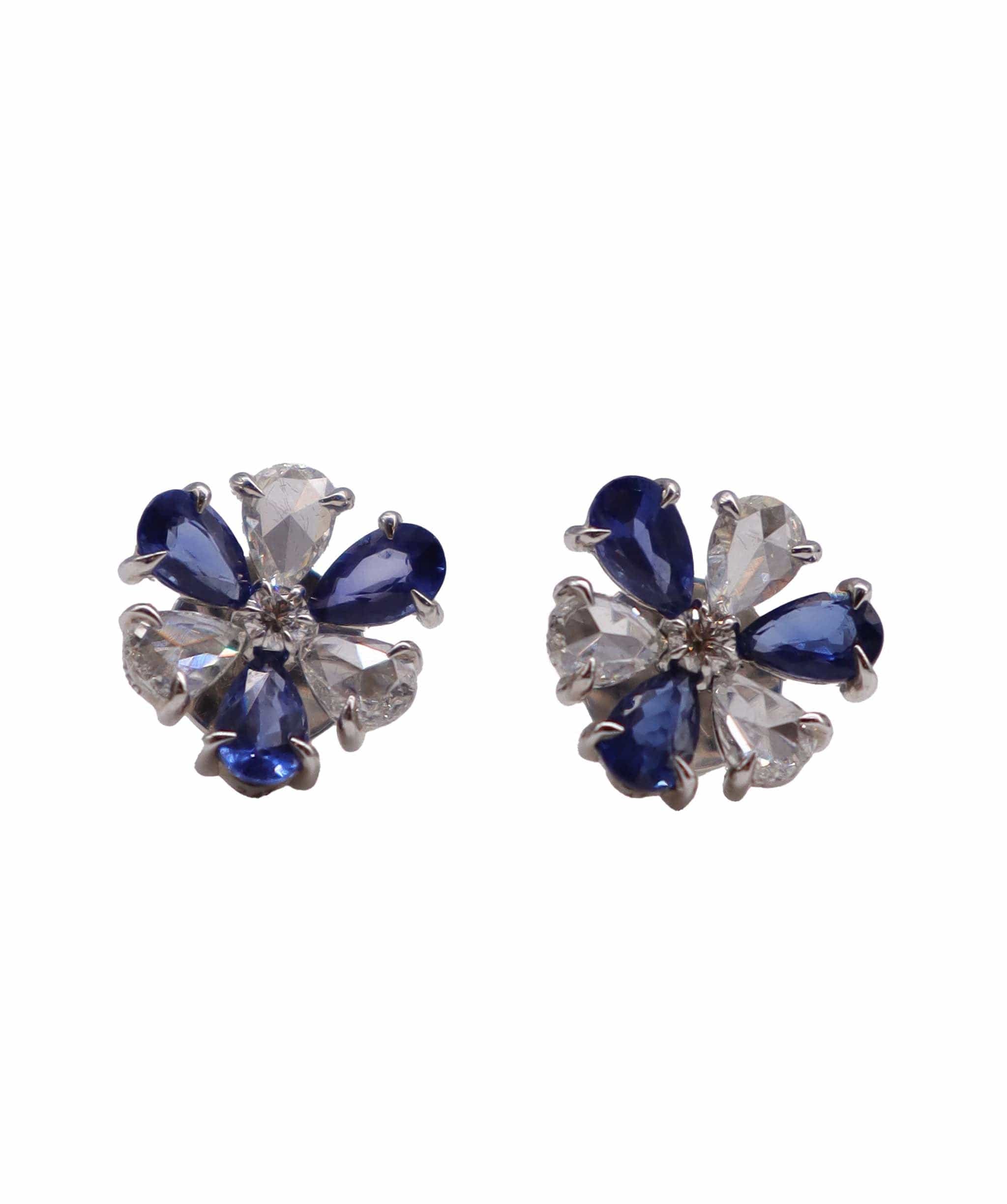 Luxury Promise PEAR SHAPE ROSECUT B.S PEAR FULL CUT SMALL DIAMONDS   E6289