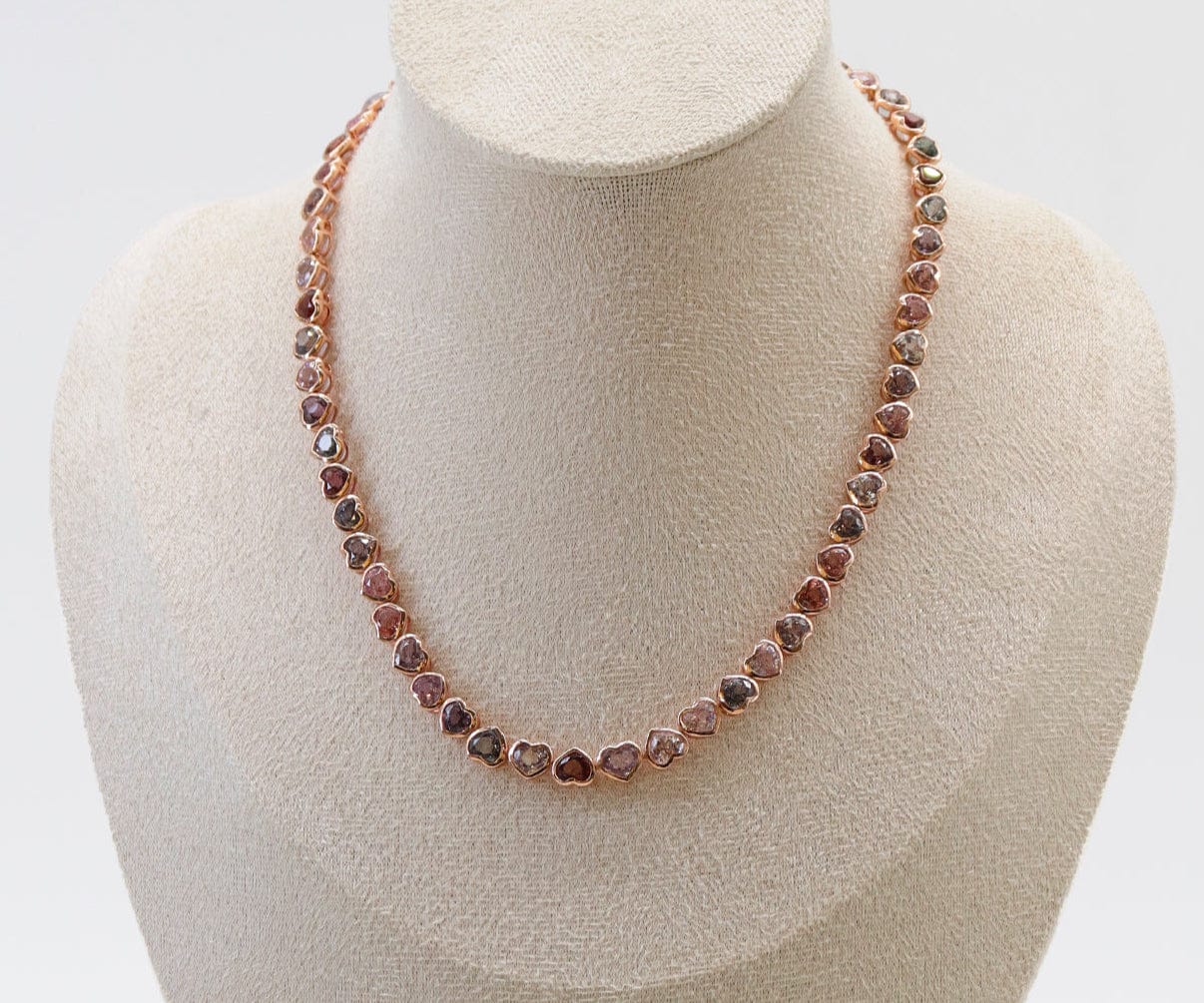 Luxury Promise POWERPUFF GIRL HEART SPINEL TENNIS NECKLACE WG PREORDER
AVCHK375