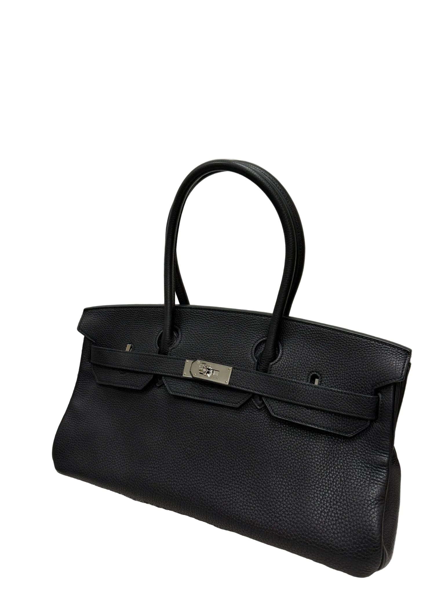 LUXURY PROMISE *ON HOLD**HK LOCATED* PRELOVED HERMÈS JPG SHOULDER BIRKIN BLACK Togo Leather with Palladium Hardware