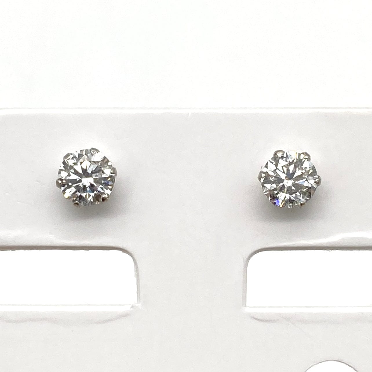 LUXURY PROMISE Pt900 Diamond Earrings D0.304*2 0.4 51954