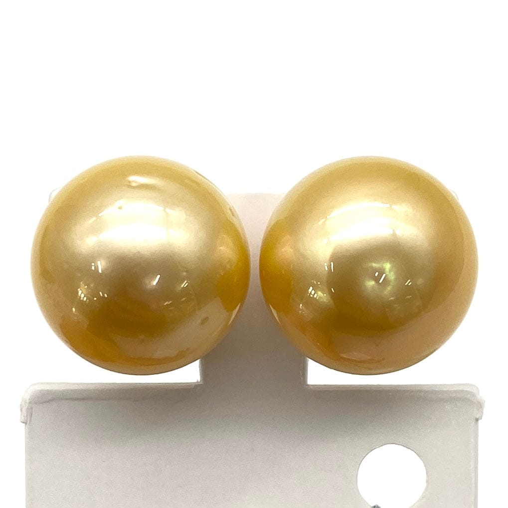 LUXURY PROMISE Pt900 South Sea Pearl Earrings NNY15.9mm*2 10.1 51125