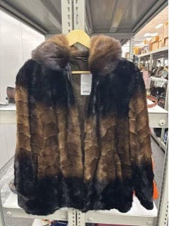 Luxury Promise 1 Short mink coat brown 9926B100006