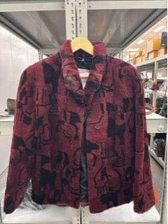 Luxury Promise 42 Short Coat Shared Red 9926B100047