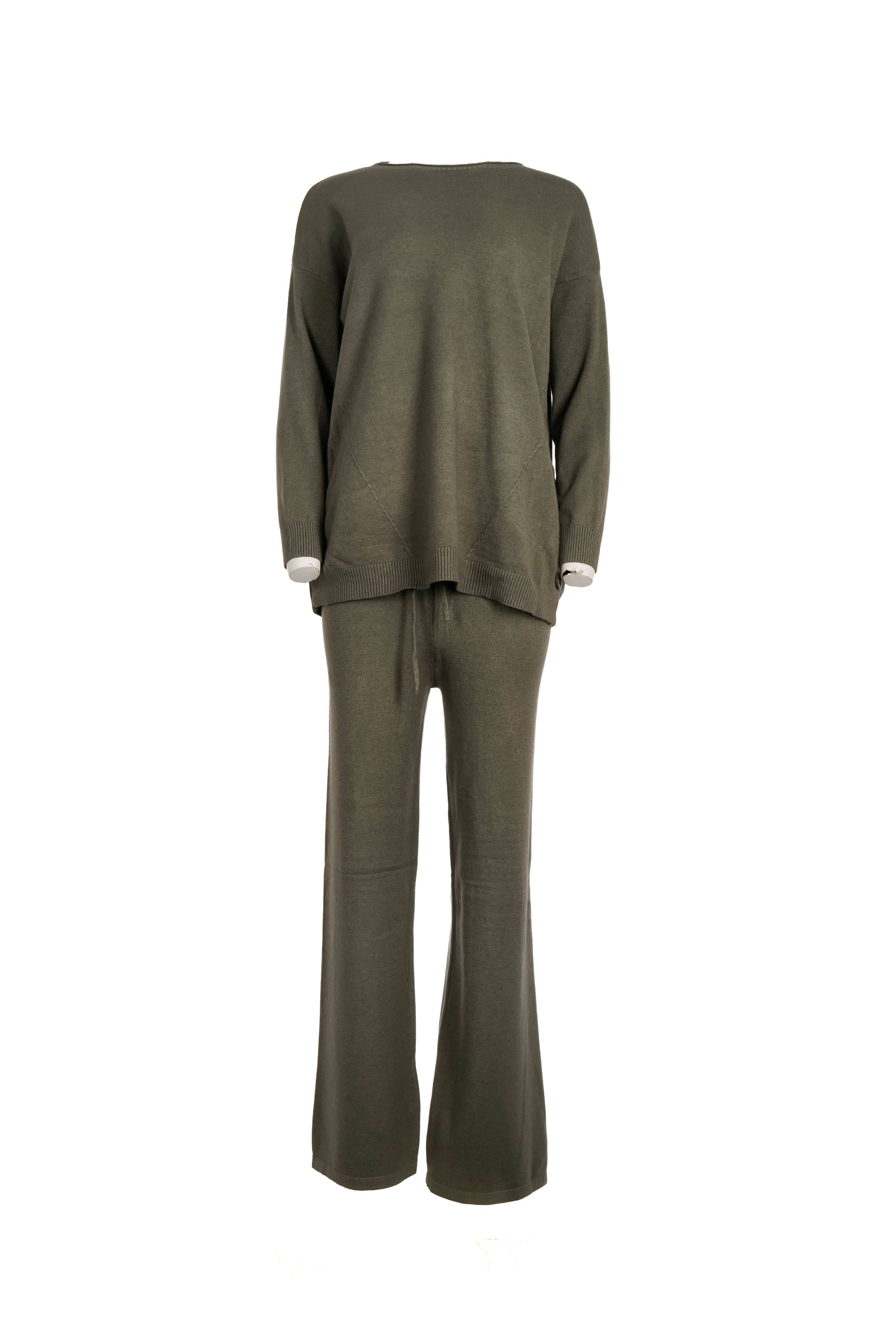 Luxury Promise A125A XL SAGE BUTTON SIDE CASHMERE SETS  AKC0277