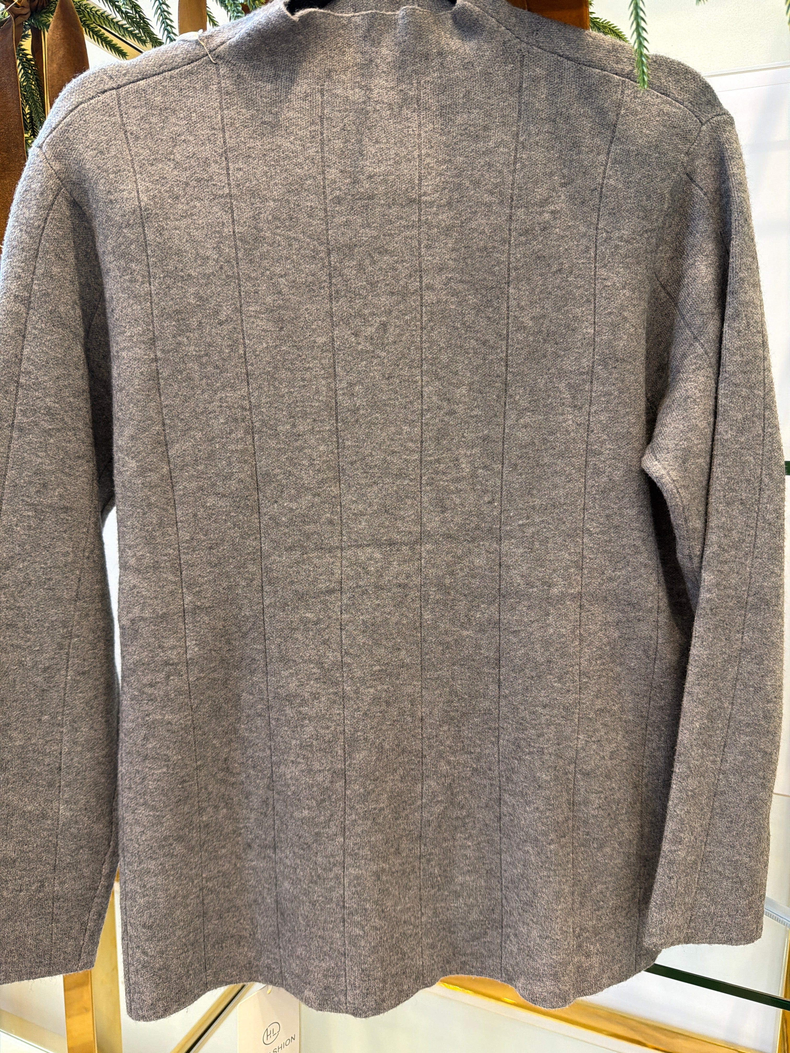 Luxury Promise A12A M/L GREY  HIGH NECK ORIGINAL LOUNGESET CASHMERE BLEND  AKC0274
