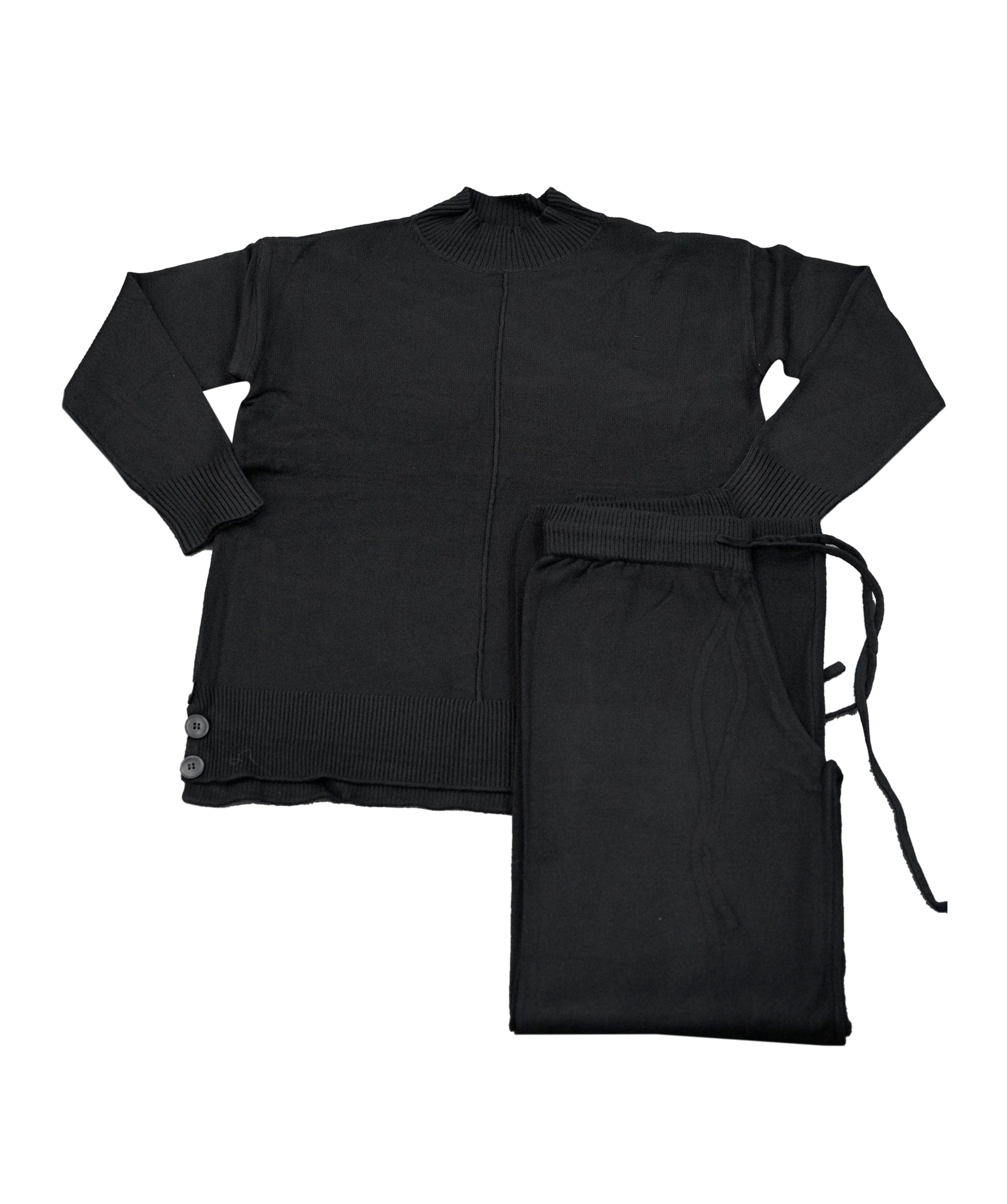 Luxury Promise Black M/L Loungewear coord AKC0177