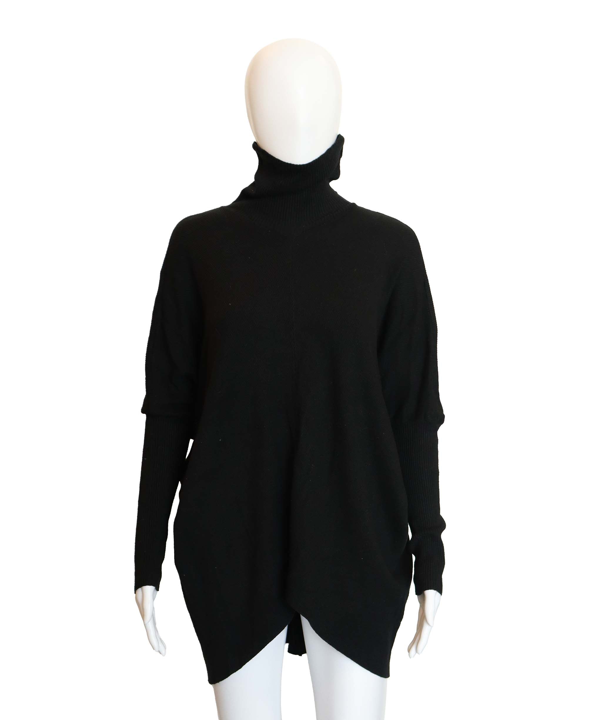 Luxury Promise Black top Longsleeve Turtle neck AGC2705