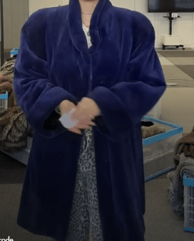 Luxury Promise blue rabbit fur 20 SGFUR020
