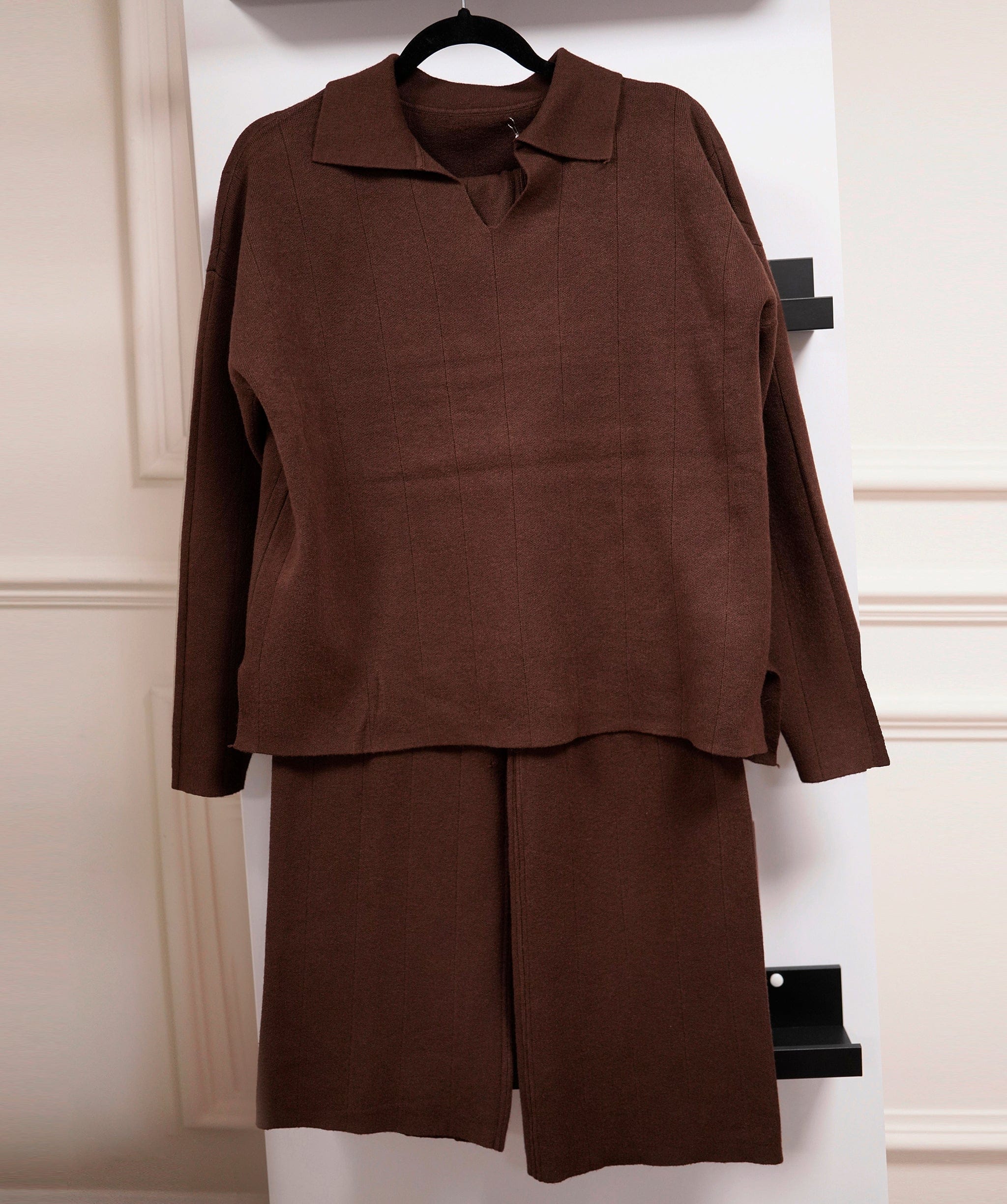 Luxury Promise Brown loungeset M/L AKC0046