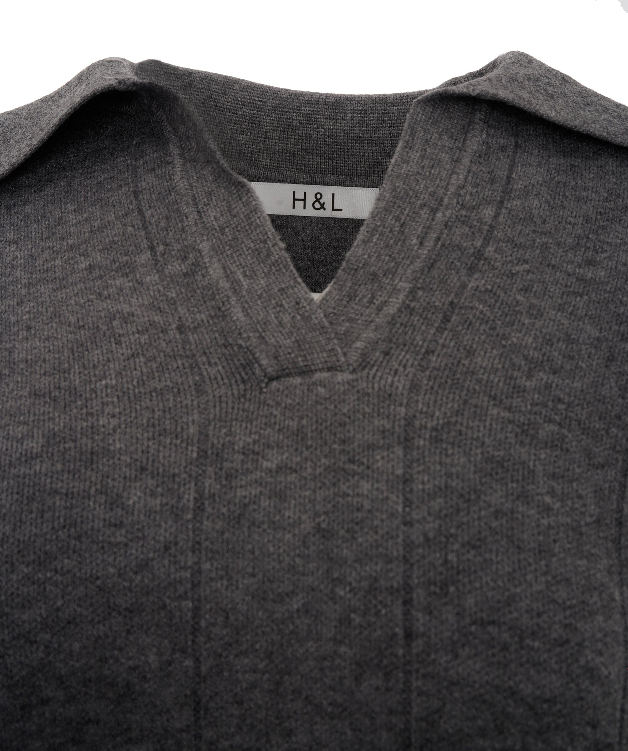 Luxury Promise Charlotte Grey M/L Maxi Skirt Cashmere Loungwear Set  AKC0341