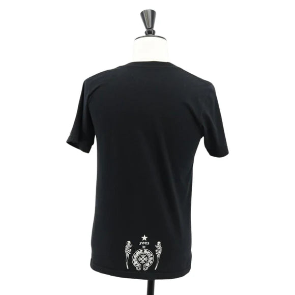 Luxury Promise Chrome Hearts FOTI Horseshoe Short sleeved T-shirt Cotton Black Auth 140400M 140400M