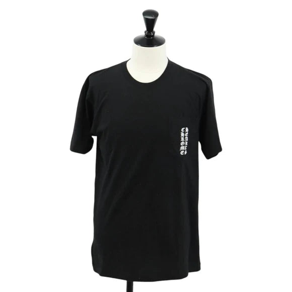 Luxury Promise Chrome Hearts TShirt Cotton Black Auth 136573M 136573M