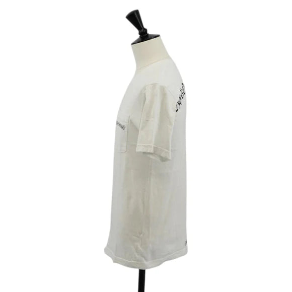 Luxury Promise Chrome Hearts TShirt Cotton White Auth 136574M 136574M