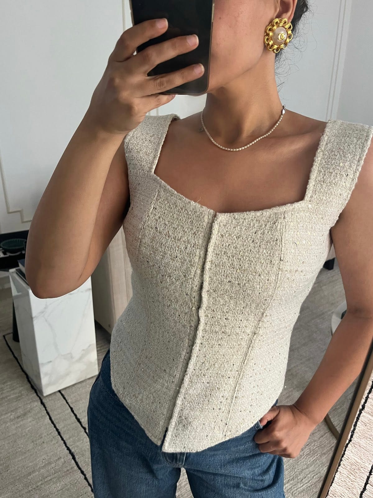 Luxury Promise Cream gold Amara corset  TP002