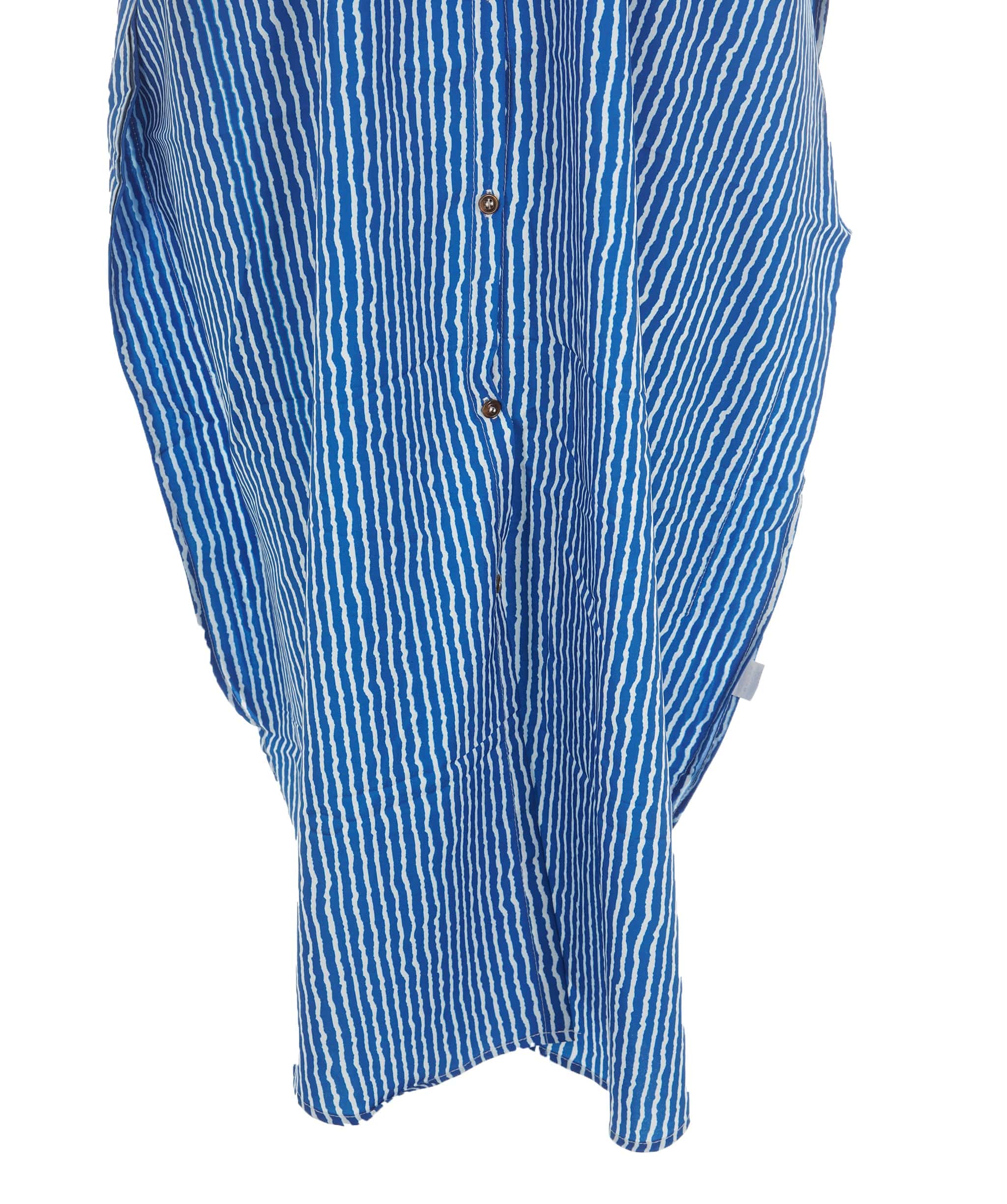 Luxury Promise Everyday Women's Bohemian Striped Dress Vibrant Blue, One-Size AKL0140