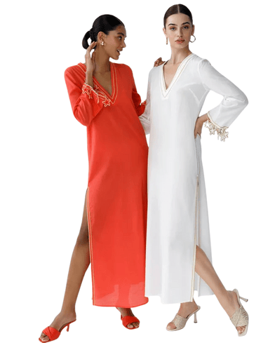 Luxury Promise Flame Scarlet Kaftan Red SS23FK23-M