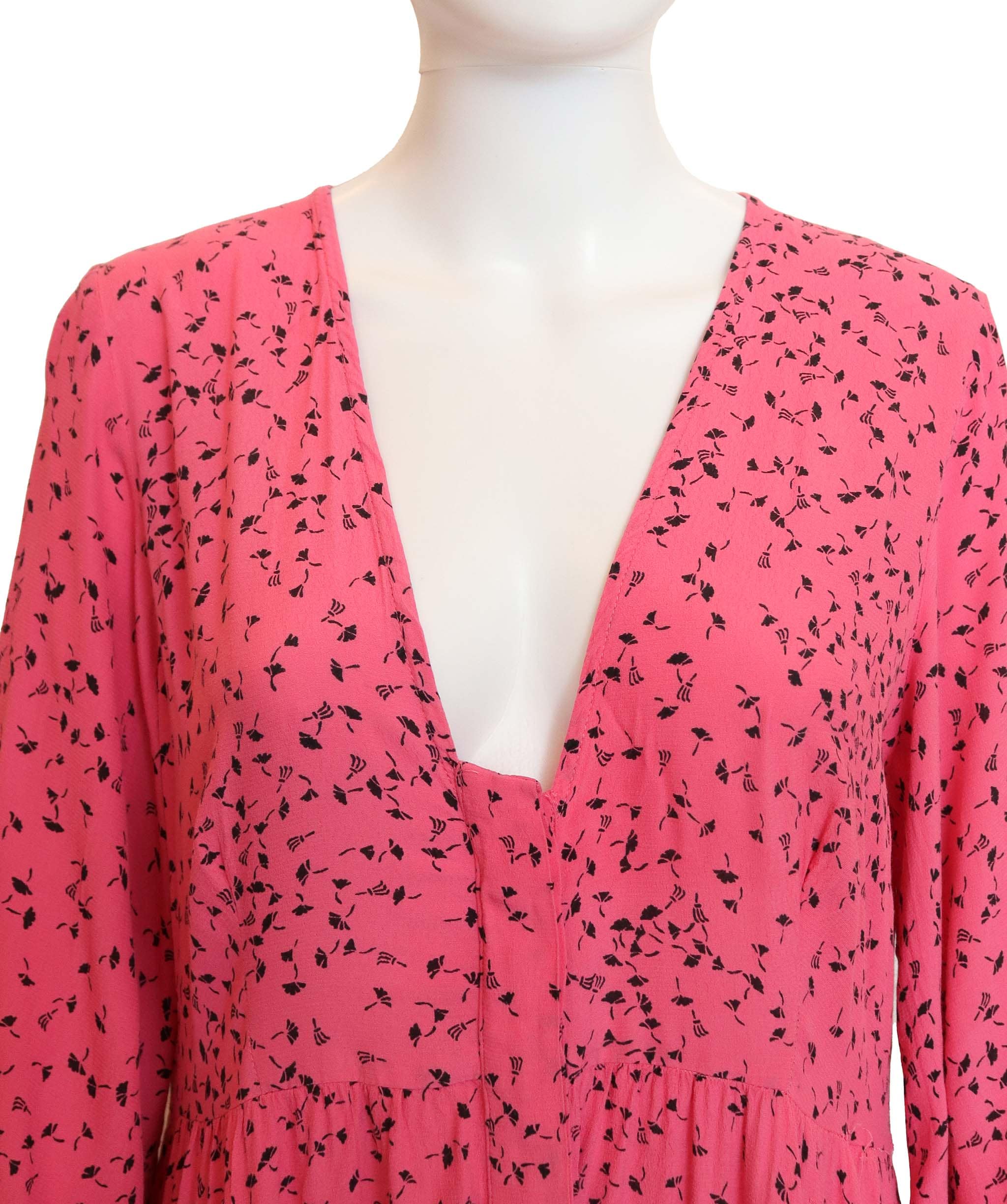 Luxury Promise Ganni Pink/Black Dress AGC2706