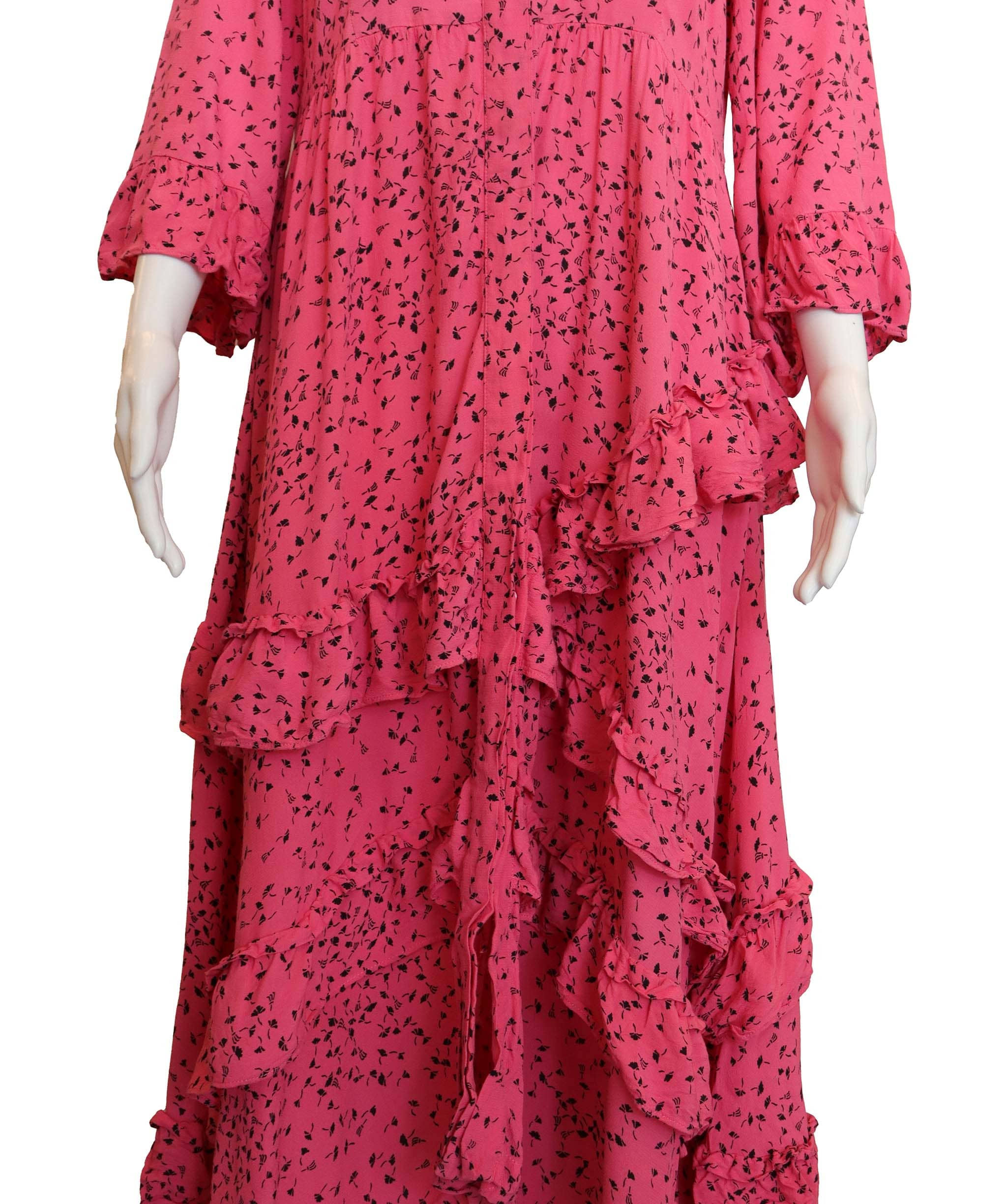 Luxury Promise Ganni Pink/Black Dress AGC2706