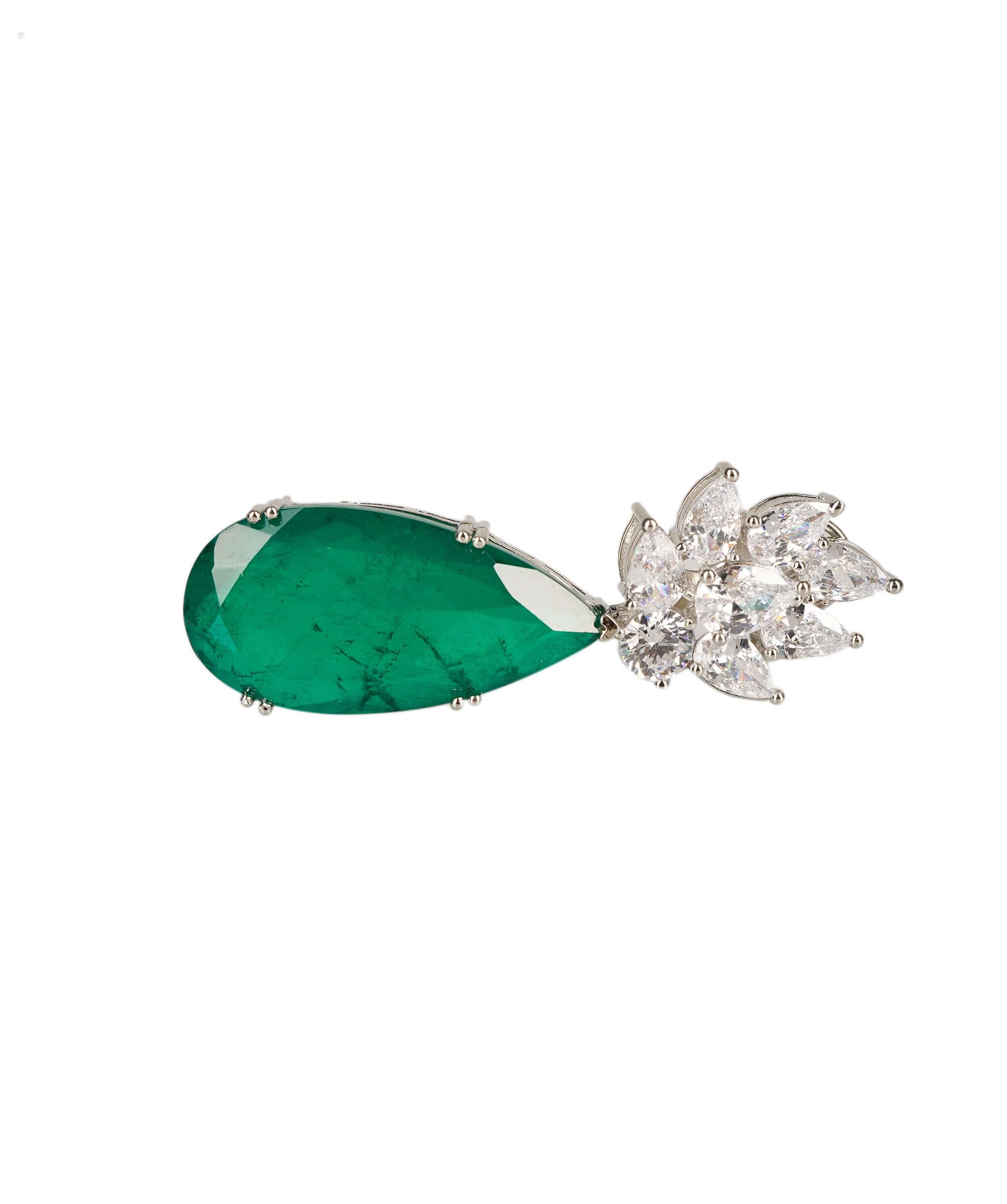 Luxury Promise Hara - Green Doublet Earrings AKL0150