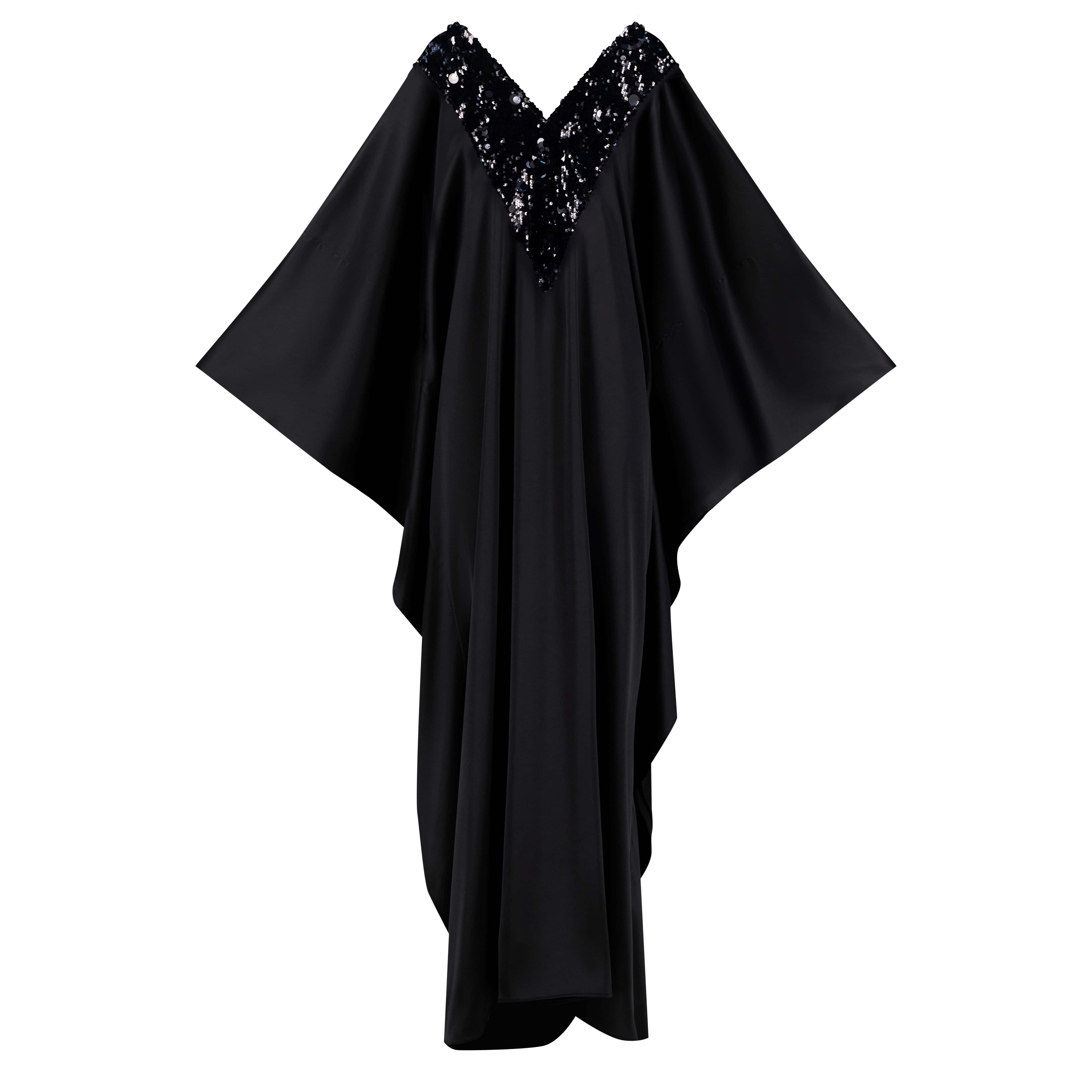 Luxury Promise HER KAFTAN BLACK/BLACK SIZE OS ASC7064