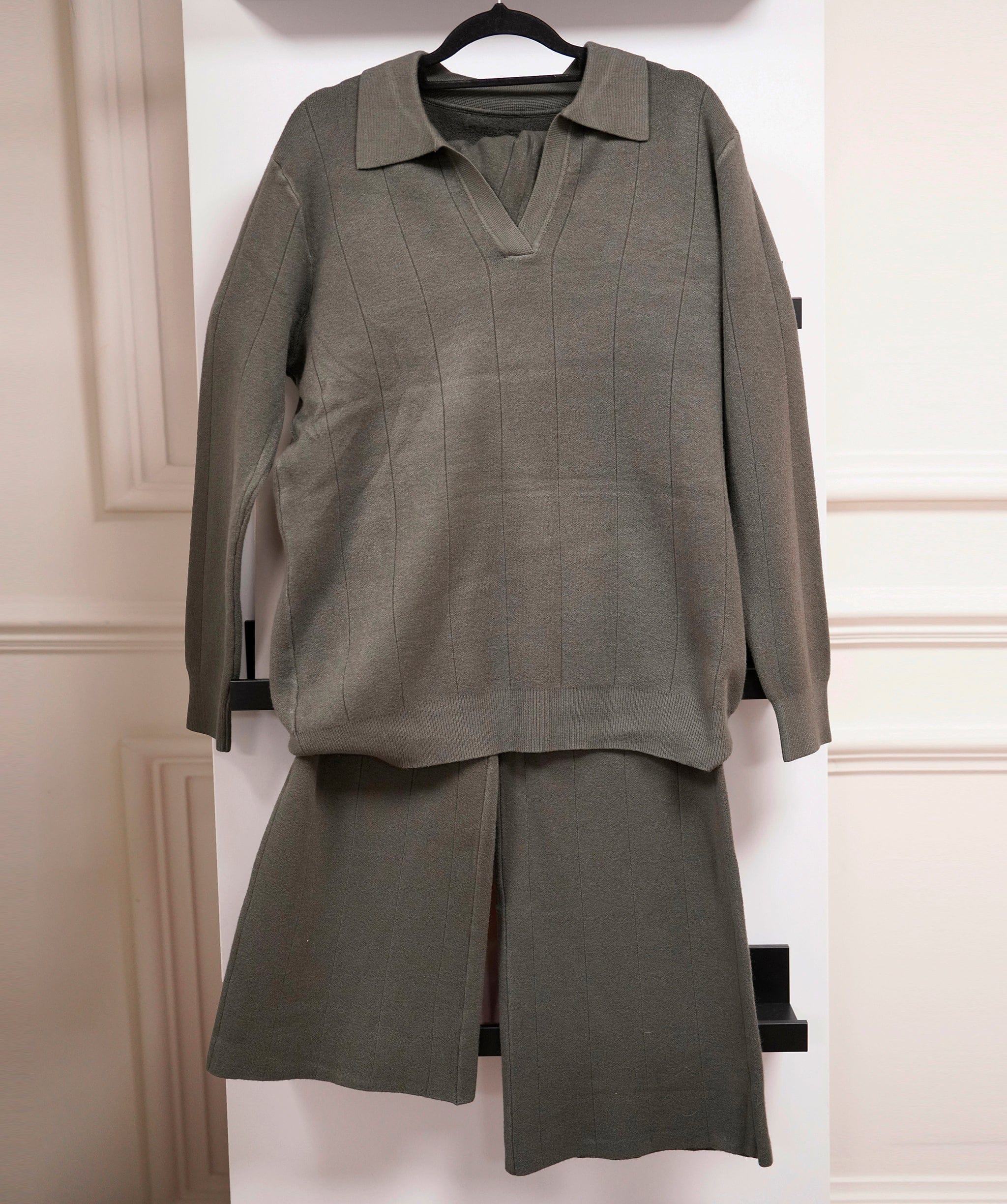 Luxury Promise Khaki green loungwear set x/l AKC0032