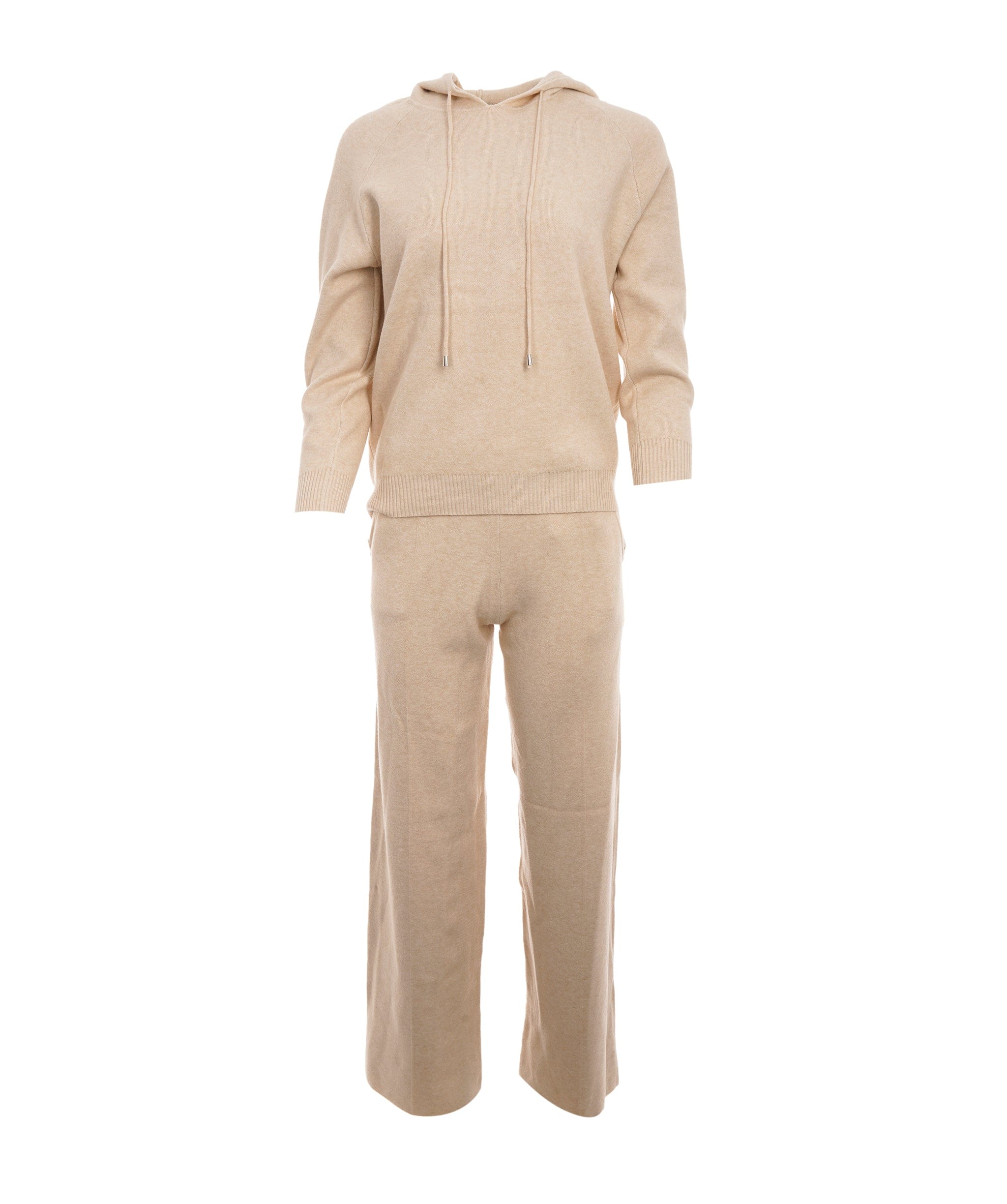 Luxury Promise Mia Cream L/XL Hooded Cashmere Loungewear Set  AKC0334