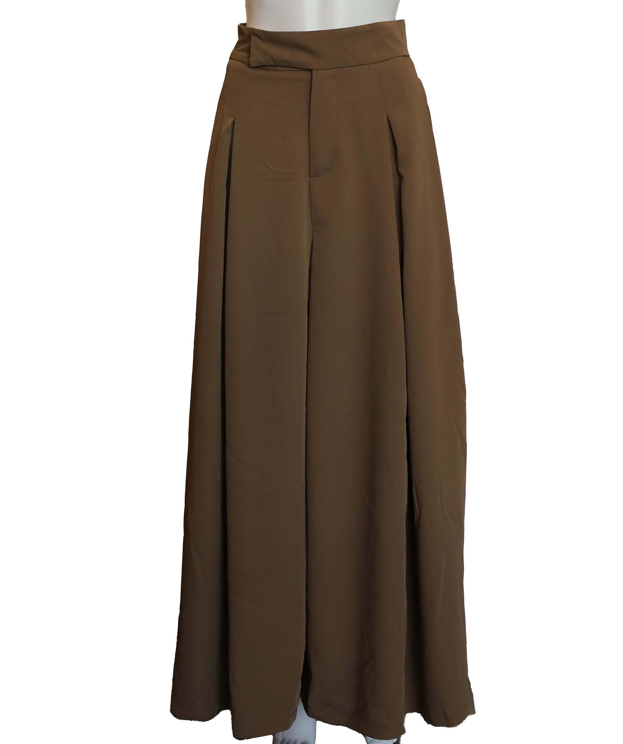 Luxury Promise NRE Trouser Brown Wide Leg AGC2715