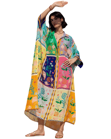 Luxury Promise Remi Kaftan Dress - Multicolor TYC-25-46-S