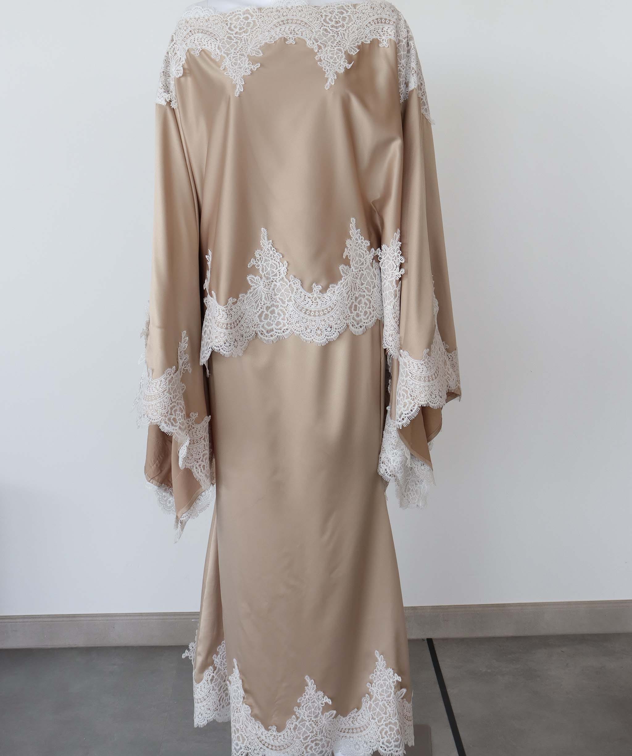 Luxury Promise rftv The Heiress Set Lace one shoulder top and skirt set TP0315
