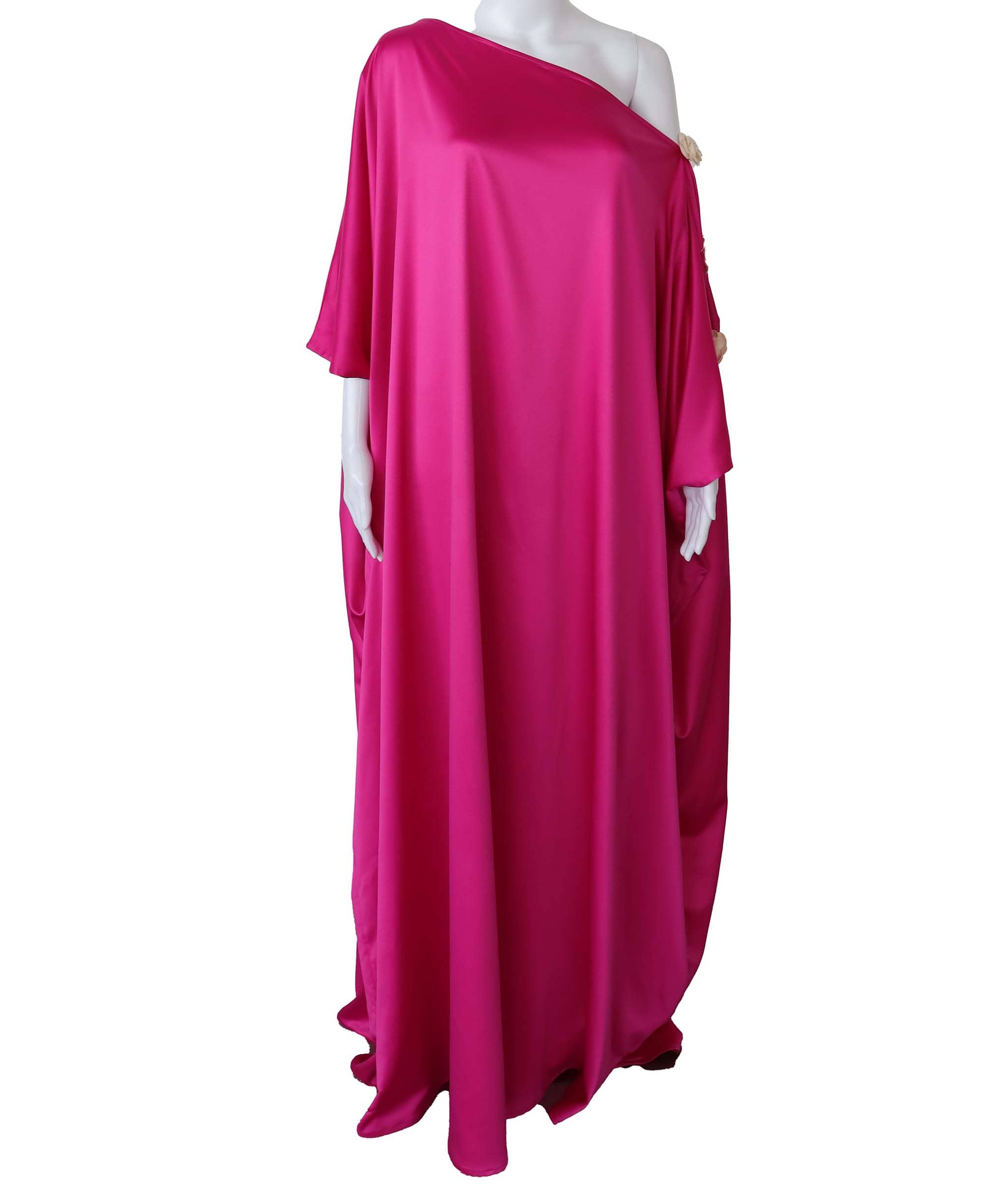 Luxury Promise rtv Sweet One Pink one shoulder cream flowers TP0316